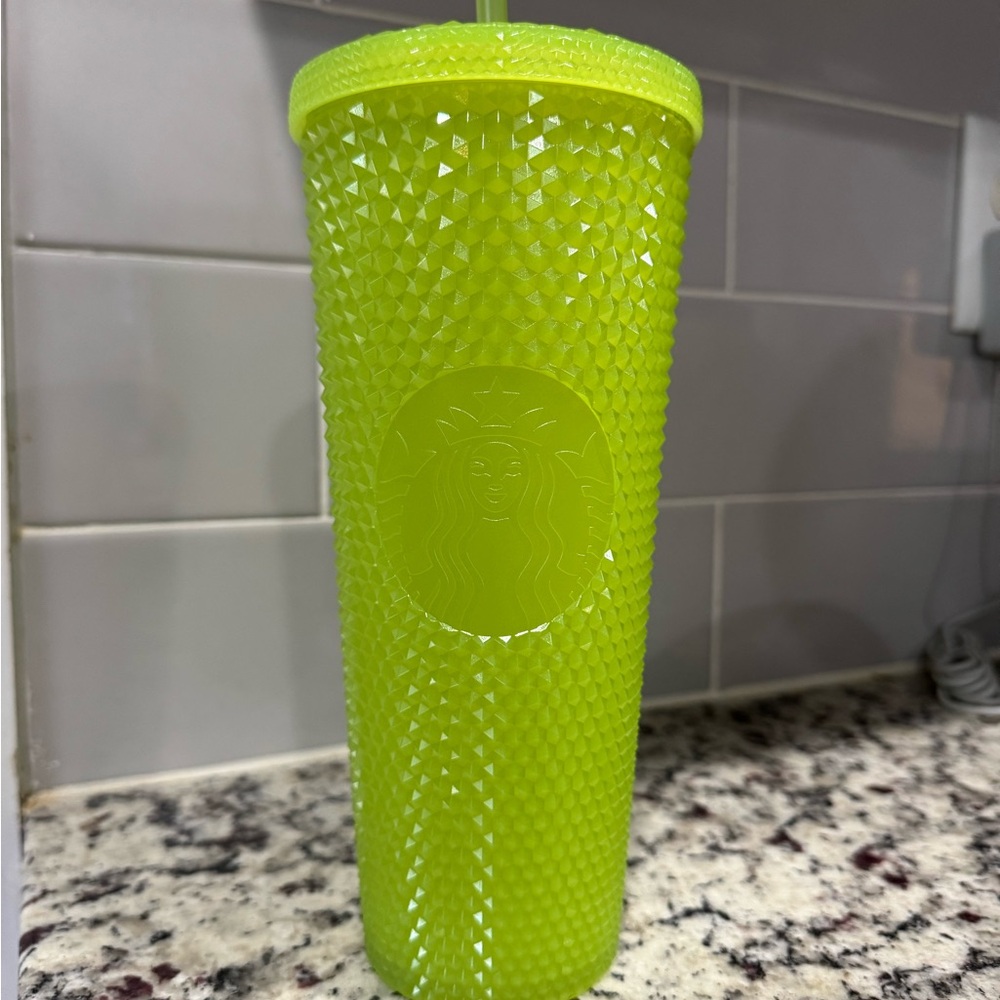 Starbucks Green Glow in the Dark Venti Tumbler